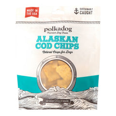 Polkadog Alaskan Cod Chips Dog Treats 2.75-oz