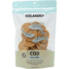 Icelandic+ Cod Fish Chips Crunchy Dog Treats 2.5-oz