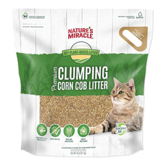 Nature's Miracle Tough Odor Bio-Enzymatic Formula Premium Clumping Corn COB Litter 18-lb