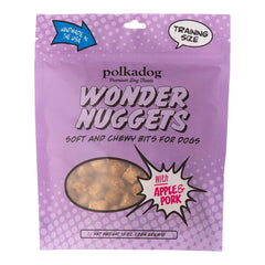 Polkadog Wonder Nuggets Soft & Chewy Dog Treats Apple & Pork 10-oz