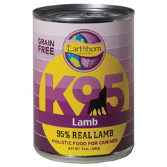 Earthborn Holistic K95 Grain-Free Meat Protein Wet Dog Food Lamb 13-oz
