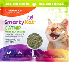 SmartyKat Silvervine Cat Attract Catnip for Cats 0.5-oz