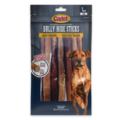 Cadet Bully Hide Sticks All Naturals Dog Chews Large 7 Count 9.6-oz