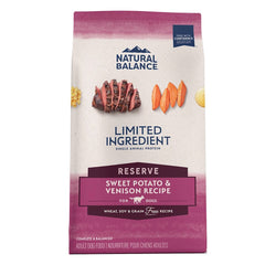 Natural Balance Pet Foods Limited Ingredient Reserve Grain Free Adult Dry Dog Food Sweet Potato & Venison 22-lb