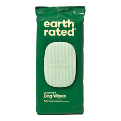 Earth Rated Textured Thick Hypoallergenic Unscented Dog Grooming Wipes 100 Count