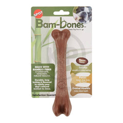 Ethical Pet Spot Bam-Bones Bacon Bone Dog Chew Toy 7.25-in