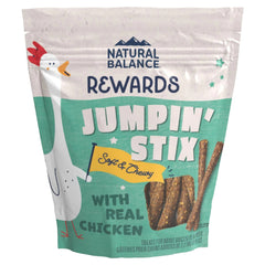 Natural Balance Pet Foods Rewards Jumpin' Stix Soft & Meaty Dog Treats Chicken 10-oz
