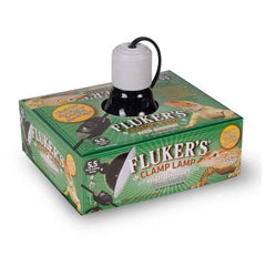 Fluker's Clamp Lamp with Dimmer for Reptiles Black 5.5-in