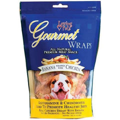 Loving Pets Gourmet Wraps Dog Treat Banana & Chicken 6-oz