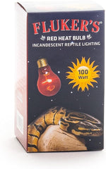 Fluker's Red Heat Incandescent Reptile Bulb 100W