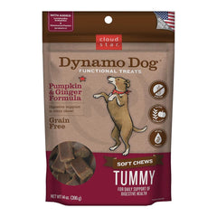 Cloud Star Dynamo Dog Tummy Functional Treats Pumpkin & Ginger 14-oz