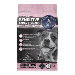 Annamaet Original Sensitive Skin & Stomach Dry Dog Food Lamb Meal & Millet Formula 5-lb