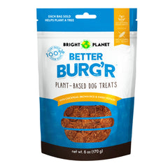Bright Planet Better Burg'r Plant-Based Dog Treat 6-oz