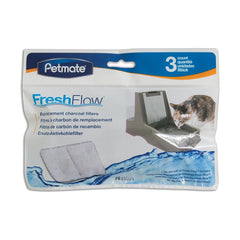 Petmate Fresh Flow Replacement Charcoal Filter 3 Pack