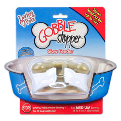 Loving Pets Gobblestopper Slow Feeder for Dogs Medium 6-8-in