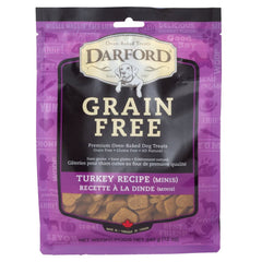 Darford Grain Free Biscuits Turkey Recipe Dog Treats Mini 12-oz