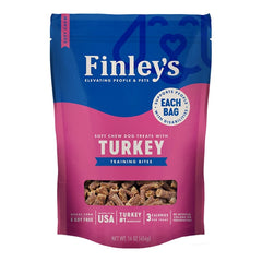 Finley's Soft Chew Training Bites Dog Treats Turkey Recipe 16-oz