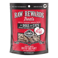 Northwest Naturals Raw Rewards Freeze Dried Dog & Cat Treats Beef Heart 3-oz