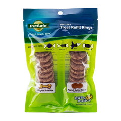 Busy Buddy Dog Treat Refill Rings Original Rawhide & Peanut Butter Variety Pack Size A 2.79-oz