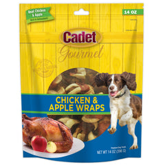 Cadet Gourmet Chicken & Apple Wrapped Dog Treats 14-oz