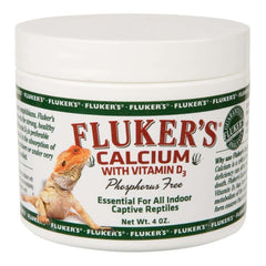Fluker’s Repta-Calcium with Vitamin D3 & Phosphorous Free Reptile Supplement 4-oz
