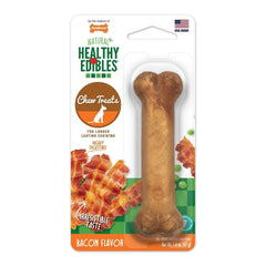 Nylabone Healthy Edibles All-Natural Long Lasting Dog Chew Treats Bacon Small/Regular - Up To 25 Ibs 1 Count