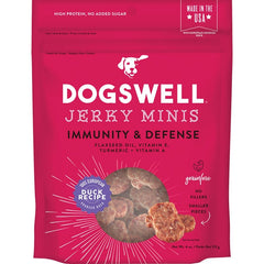 Dogswell Immune System Mini Jerky Grain-Free Dog Treats Duck 4-oz
