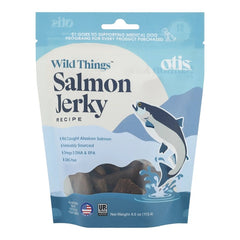O.T.I.S. Wild Things Jerky Dog Treats Salmon Recipe 4-oz