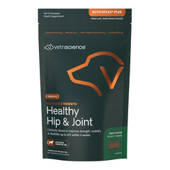 VetriScience GlycoFlex Plus Ultimate Strength Healthy Hip & Joint Soft Chews for Small Dogs Duck Flavor 60 Count 4.23-oz