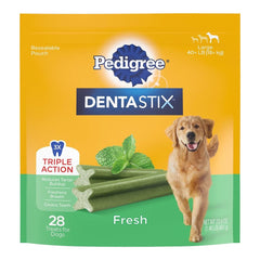 Pedigree DENTASTIX Fresh Dog Dental Treats 28 Count