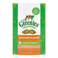 Greenies Feline SmartBites Healthy Indoor Chicken Cat Treats 2.1-oz