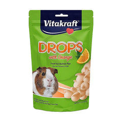 Vitakraft Orange Flavored Drops Treat for Guinea Pigs 5.3-oz