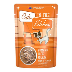 Weruva Cats in the Kitchen Pumpkin Jack Splash Wet Cat Food Tuna in Pumpkin Soup Recipe 3-oz