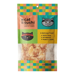 Earthly Cat Sushi Bonito Flakes Classic Cut Cat Treats Tuna 0.7-oz