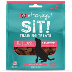 Etta Says! Sit! Dog Training Treats Bacon Recipe 6-oz