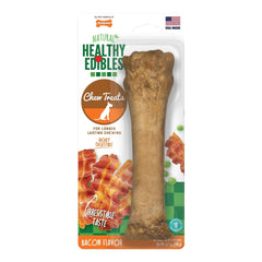 Nylabone Healthy Edibles All-Natural Long Lasting Chew Treats Bacon Souper - 50+ lbs