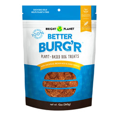 Bright Planet Better Burg'r Plant-Based Dog Treats 12-oz