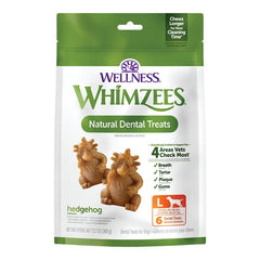 Whimzees Hedgehog Natural Dental Dog Treats Large 6 Count 12.7-oz
