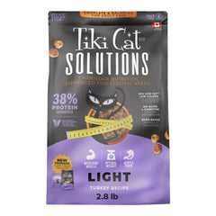 Tiki Pets Cat Solution Grain-Free Dry Cat Food Light Turkey 2.8-lb
