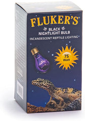 Fluker's Black Nightlight Incandescent Reptile Bulb 75W