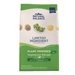 Natural Balance Pet Foods L.I.D Plant Powered Vegan-Friendly Vegetarian Recipe Dry Dog Food 4-lb