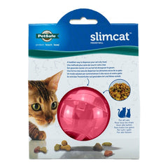 PetSafe SlimCat Interactive Cat Feeder Ball Pink