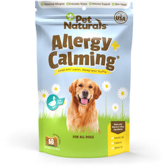 Pet Naturals Allergy + Calming Soft Chews for Dogs Duck Flavor 60 Count 3.17-oz