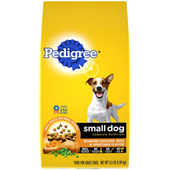 Pedigree Complete Nutrition Adult Dry Small Dog Food Roasted Chicken, Rice & Vegetable 3.5-lb