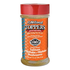 Northwest Naturals Functional Freeze Dried Dog & Cat Food Topper Salmon with Shiitake & Maitake Mushrooms 3.5-oz