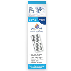 Pioneer Pet T-shaped Drinking Fountain Replacement Filters 2 Count