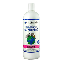 Earthbath Hypo-Allergenic Fragrance Free Cat Shampoo 16-oz