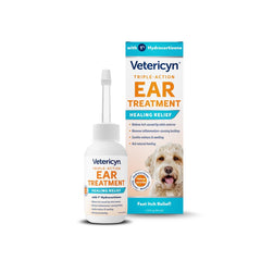 Vetericyn Triple-Action Healing Relief Ear Treatment for Dogs & Cats 1.5-oz