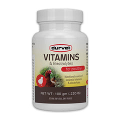 Durvet Vitamins & Electrolytes Poultry Nutrient Supplement 100g