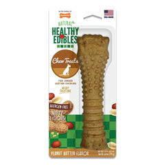 Nylabone Healthy Edibles All-Natural Long Lasting Peanut Butter Dog Chew Treats XL/Souper - 50+ lbs